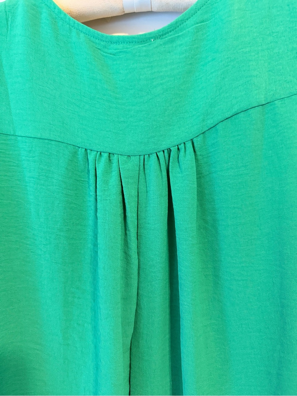 Andree by Unit Shell Tank Top Emerald Green 1X Plus - Picture 4 of 6